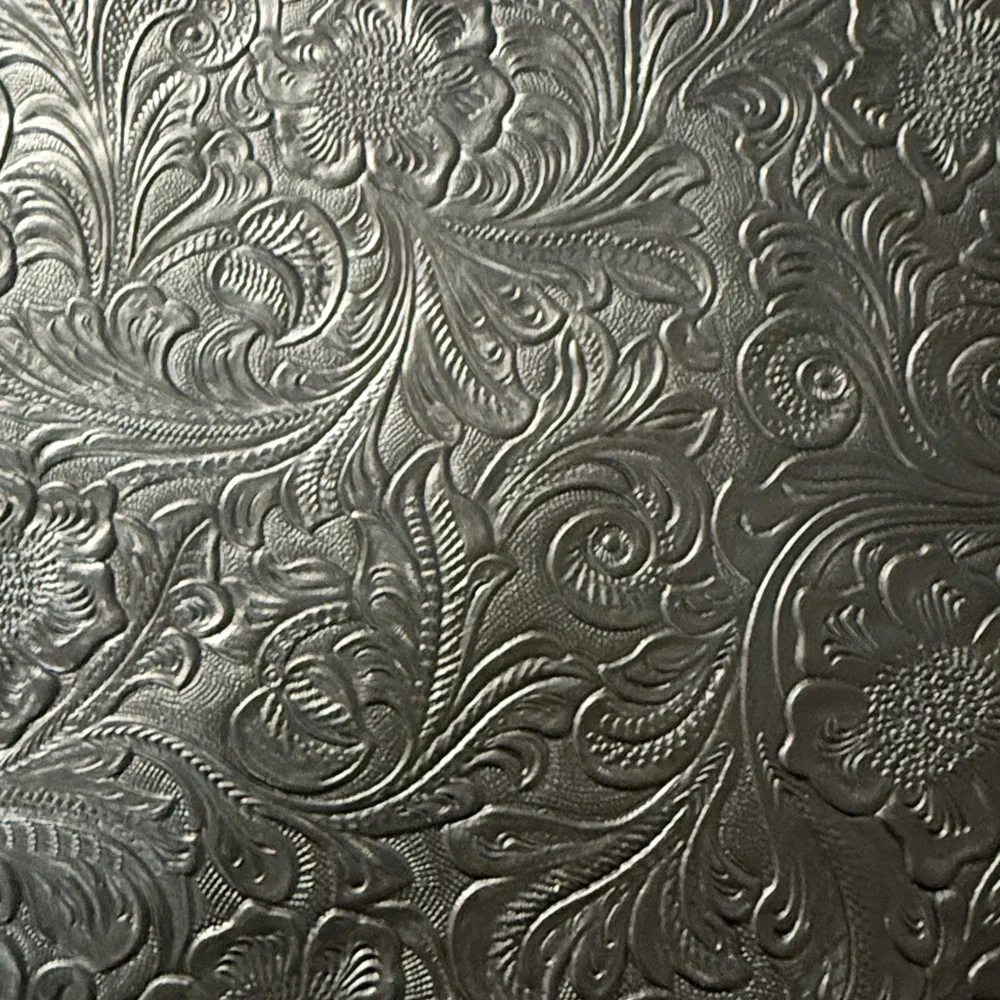 Makeup Junkie Black Embossed Zipper Pouch - Picture 2 of 5